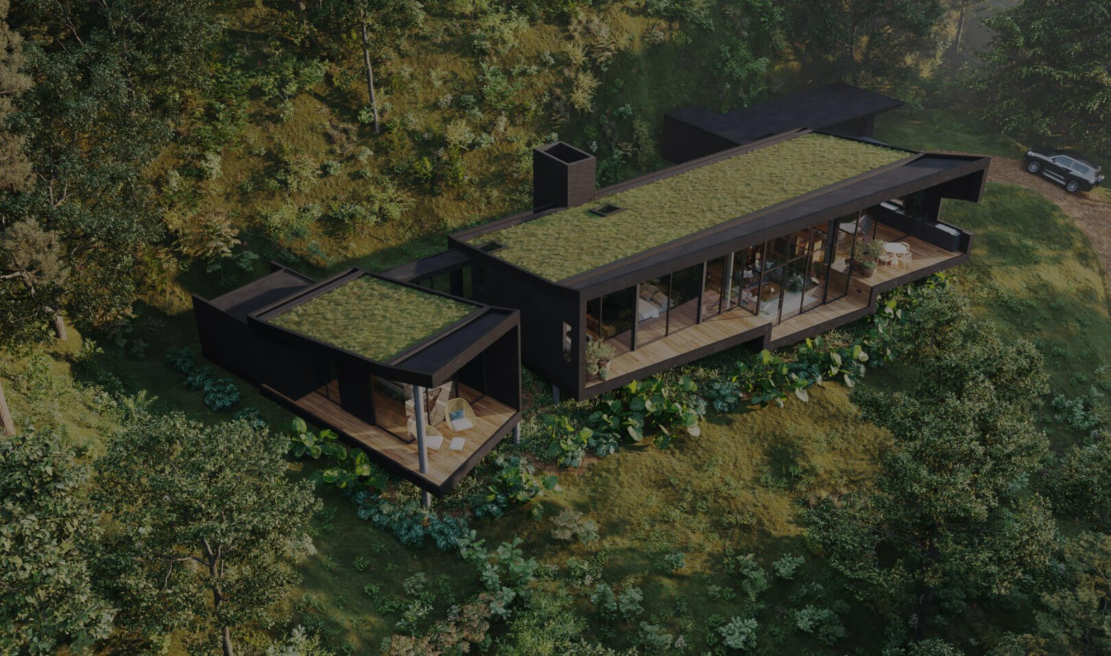 Visualización arquitectónica 3D fotorrealista — Surrealismo