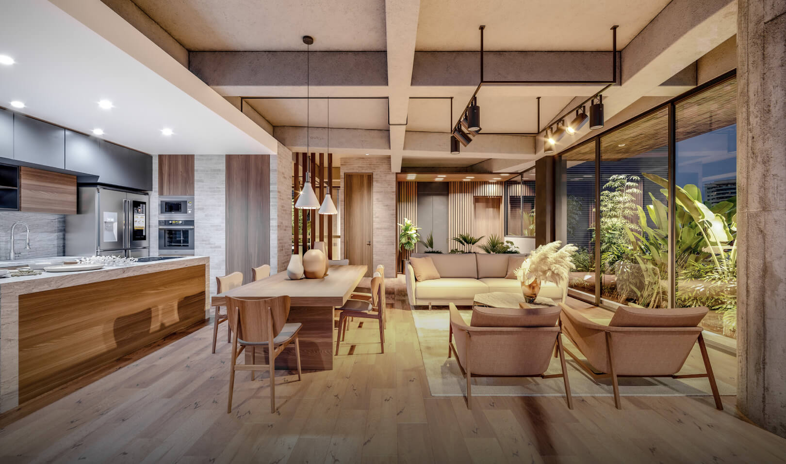 Visualización arquitectónica 3D fotorrealista — Surrealismo