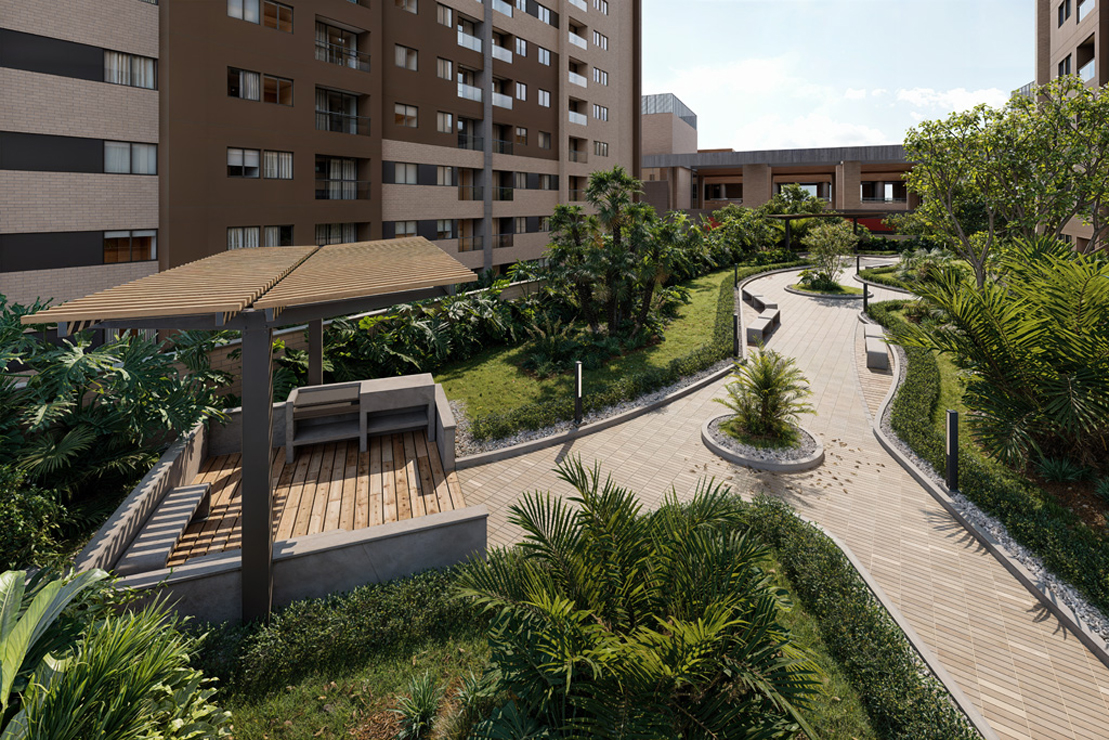 Render arquitectónico fotorrealista — Surrealismo