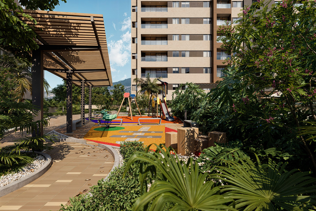 Render arquitectónico fotorrealista — Surrealismo