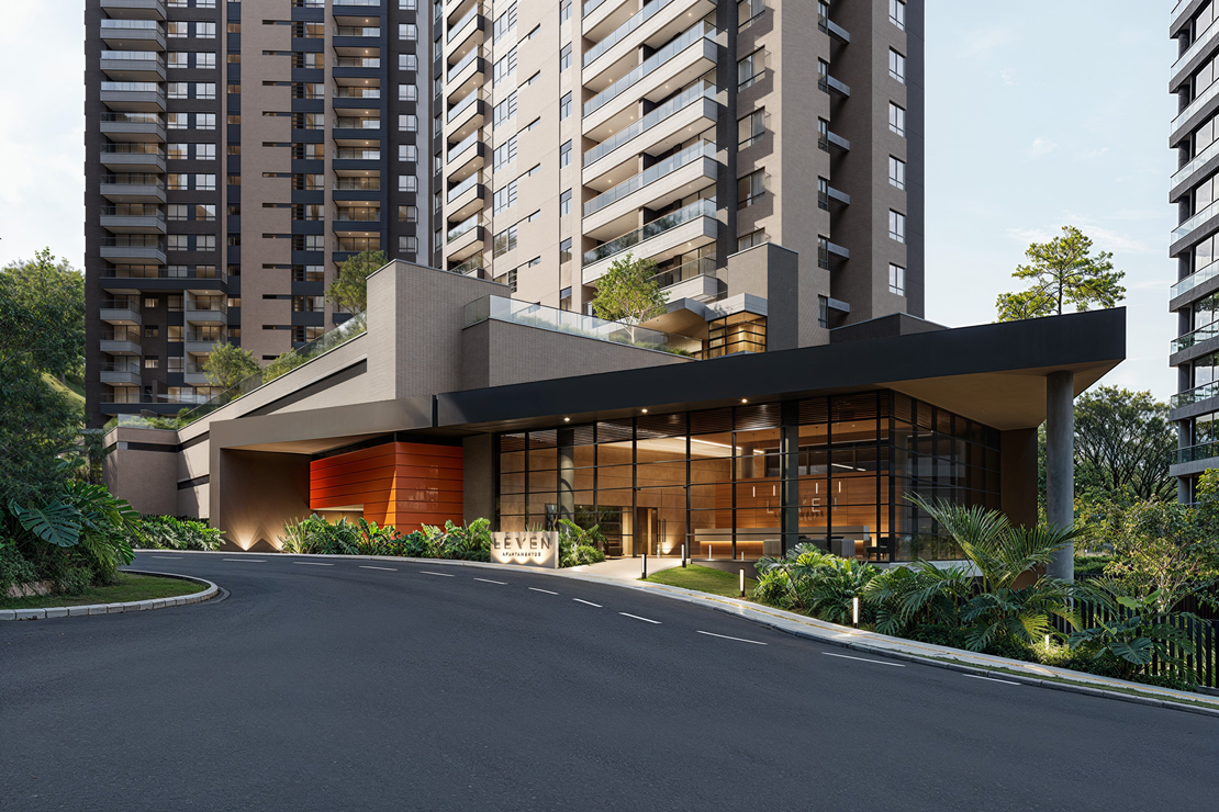 Render arquitectónico fotorrealista — Surrealismo