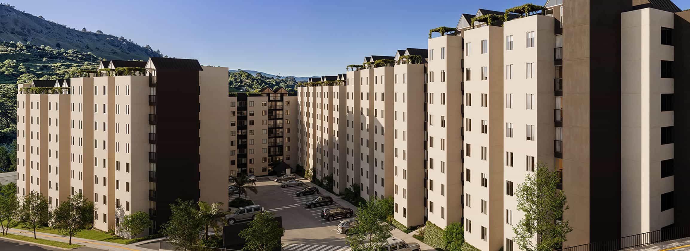 Imagen - render arquitectónico exterior edificios